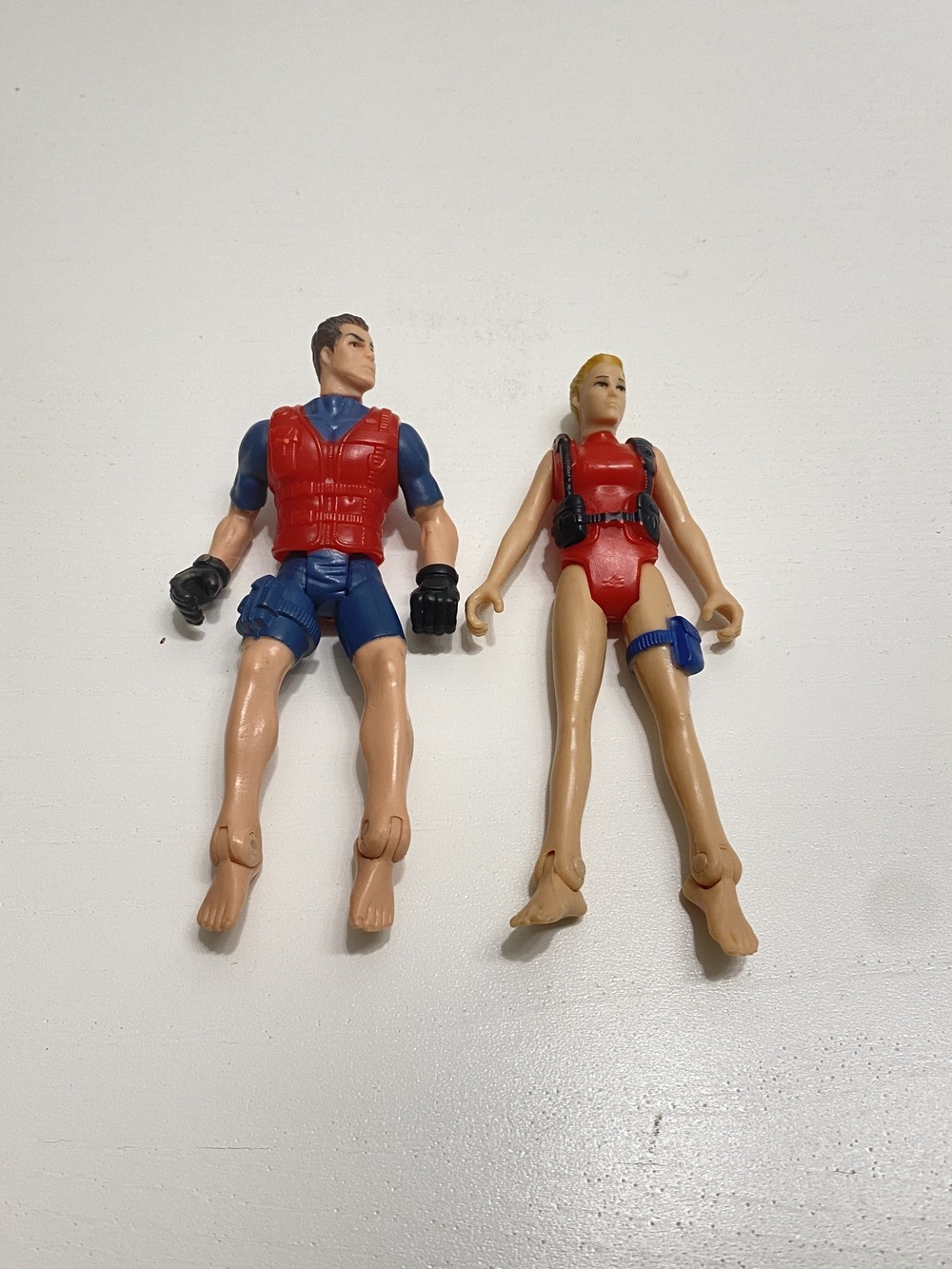 Vintage Chap Mei Ocean Quest / Animal Planet Scuba Diver Action Figures Lot of 2
